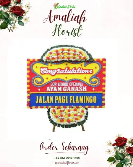 Sewa Papan Bunga Salahuddin